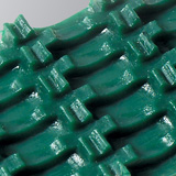 green PVC coating for v-belts Green PVC coating