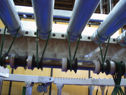 thermoweldable belts for roll conveyor