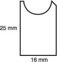 Führung Rundriemen Kurve 25x16